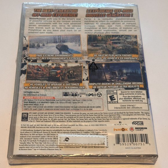 Snowrunner PC Game Digital Copy Factory Sealed - Picture 2 of 2